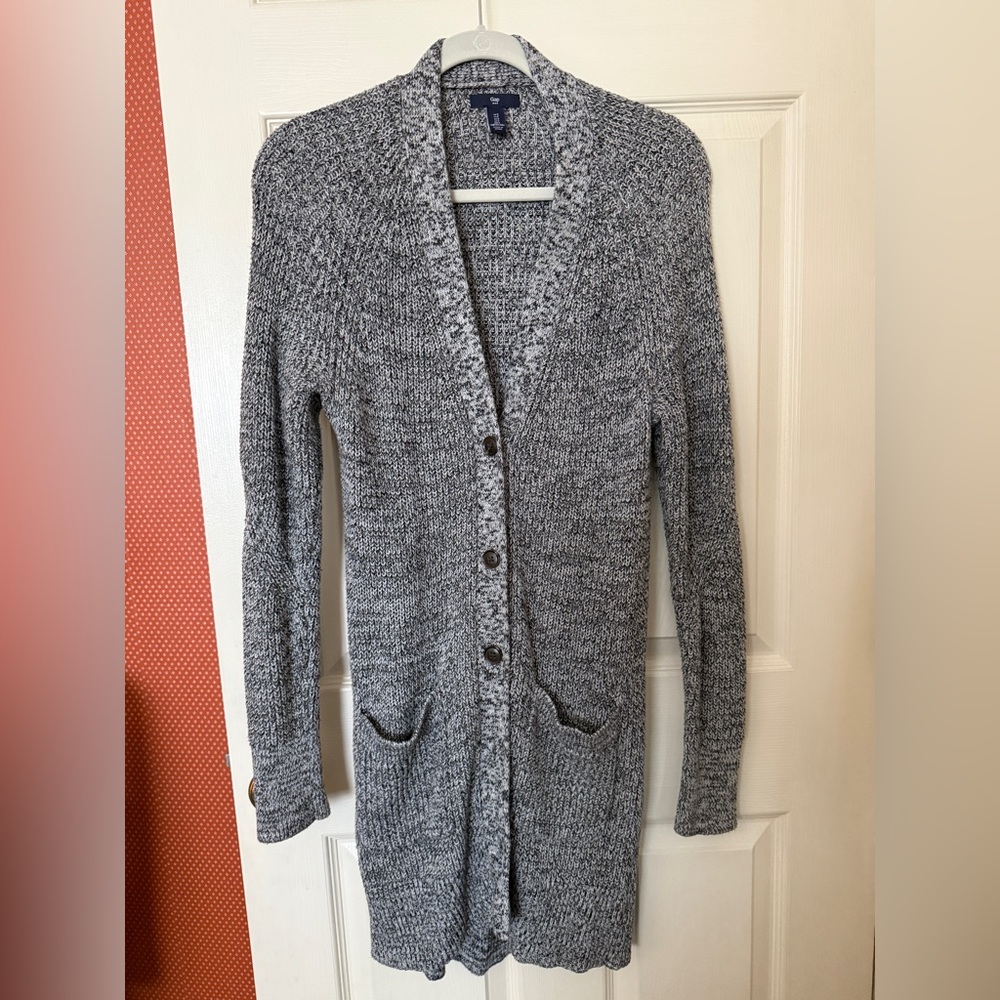 NWOT GAP grey duster cardigan sweater - Picture 4 of 4